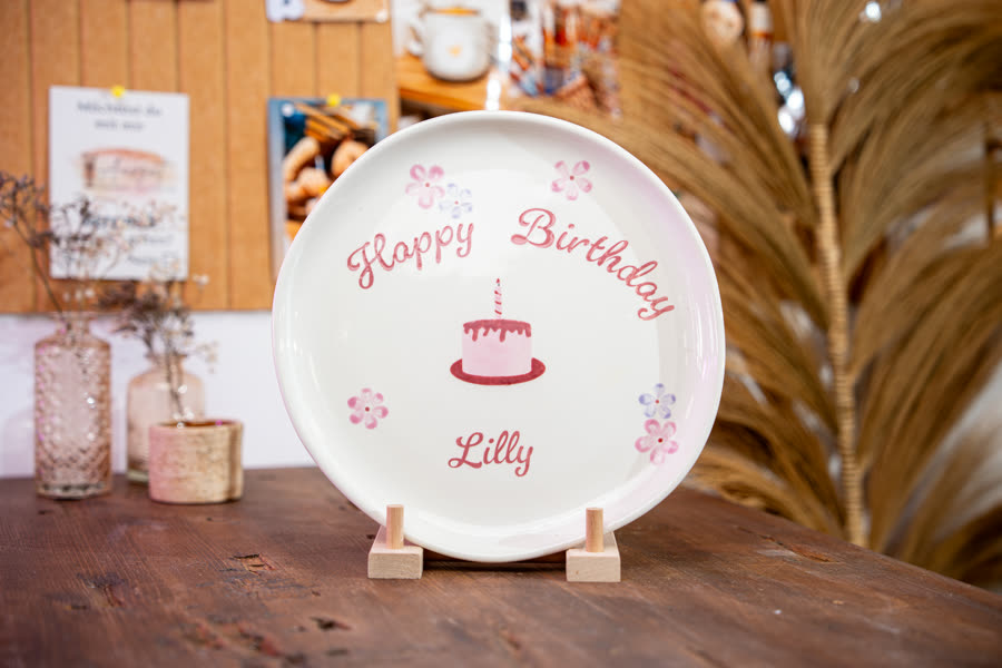 Teller zum Geburtstag